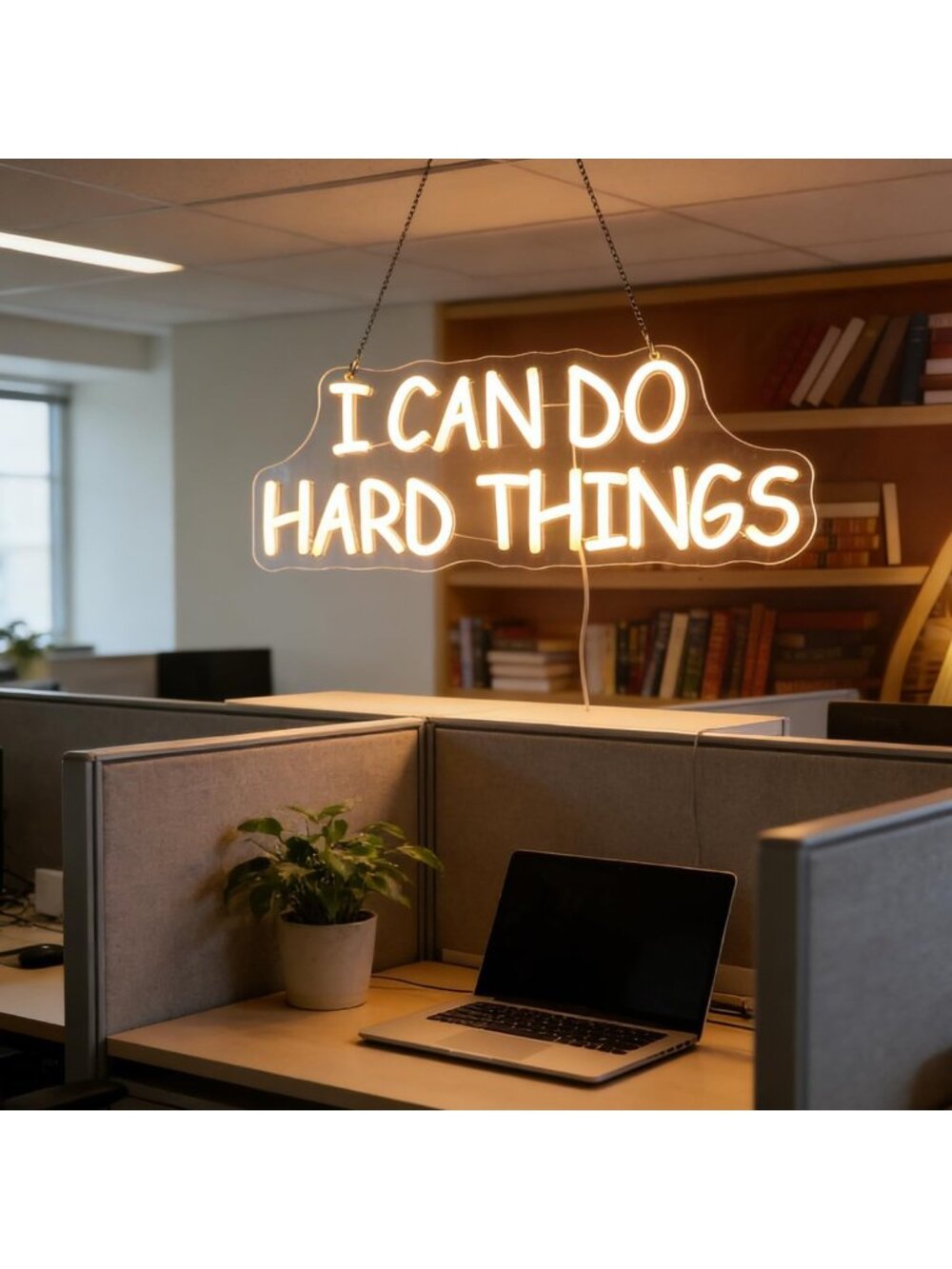 LED Neon Wall Sign - Inspirational Quotes Decor for Kids' Room & Playroom - Picture 8 of 8